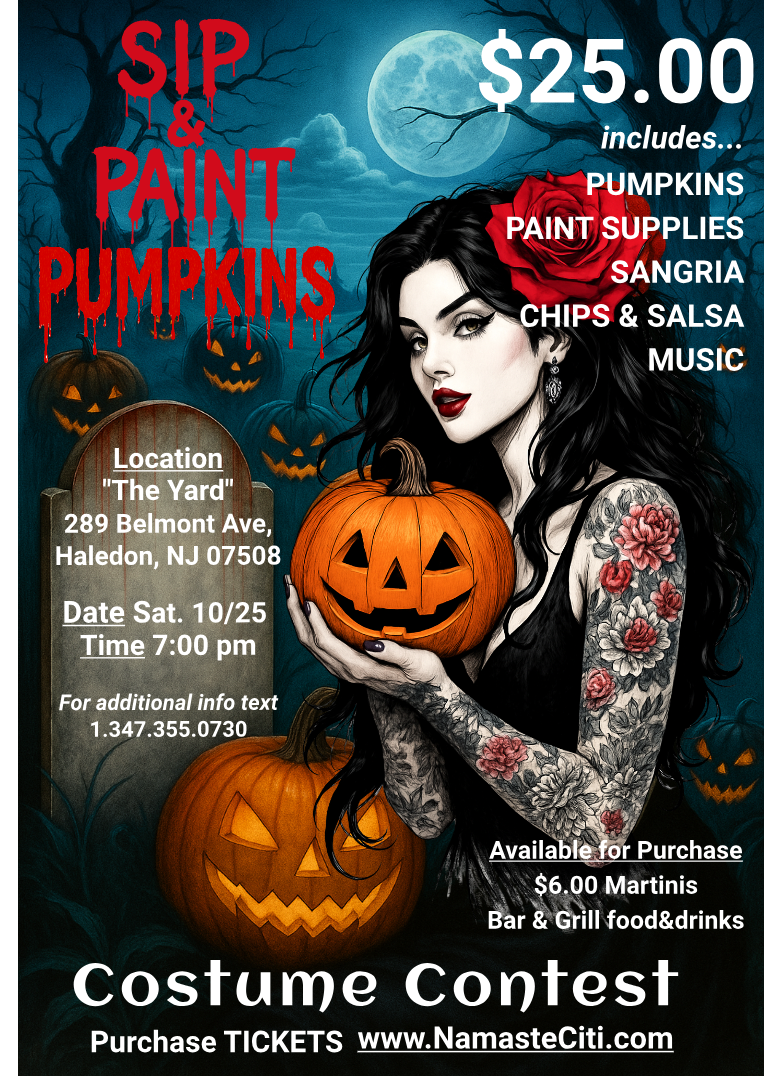 SIP & PAINT PUMPKINS