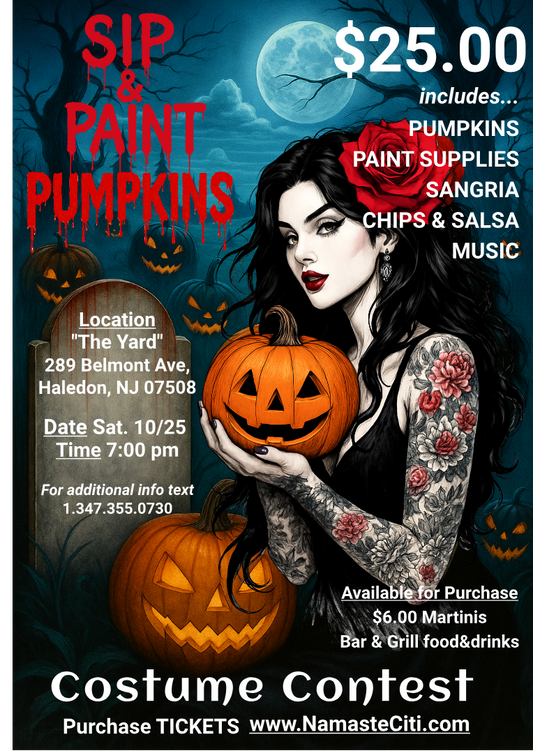 SIP & PAINT PUMPKINS