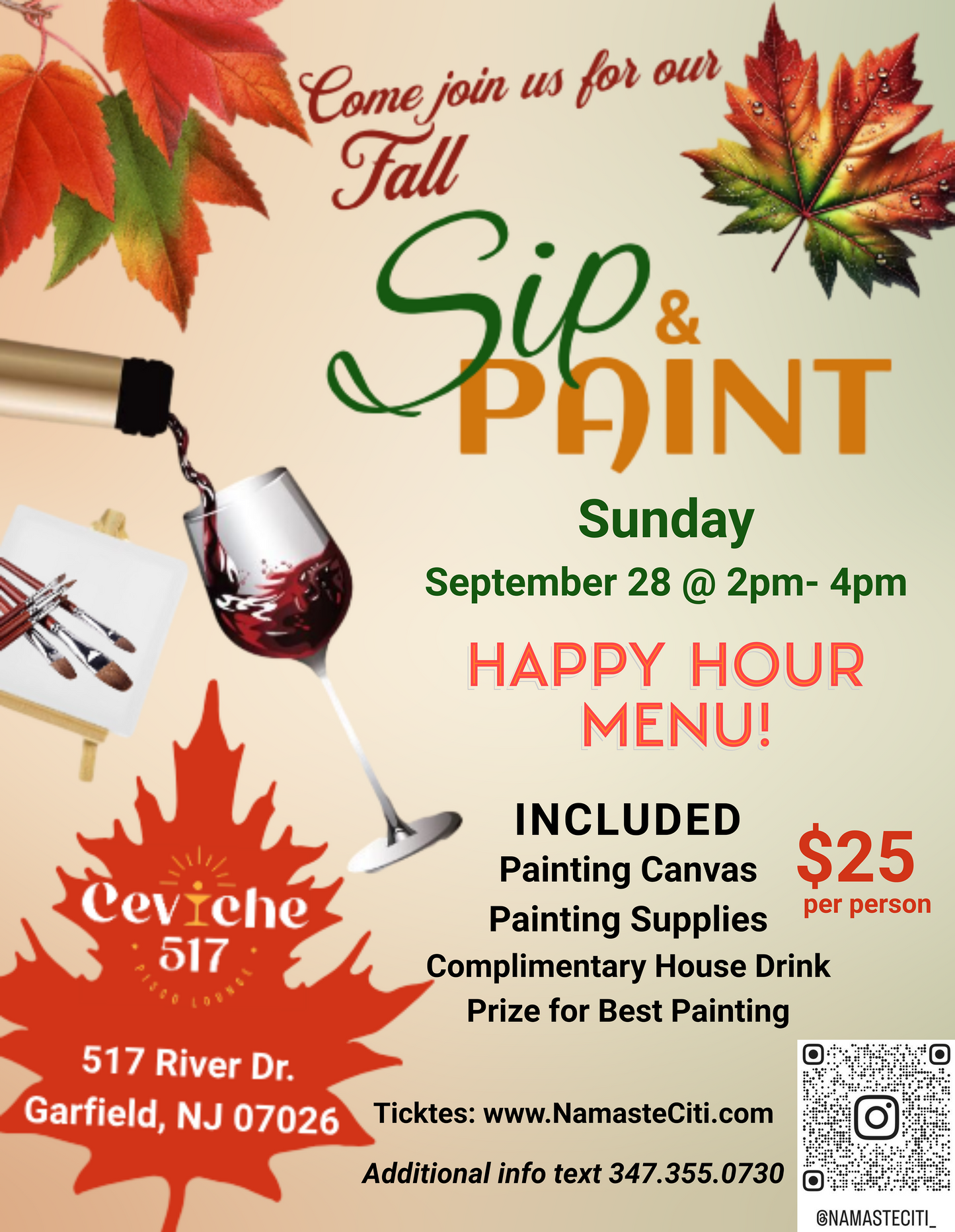 FALL SIP & PAINT